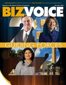 "BizVoice" magazine cover