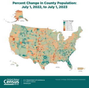 U.S. Census Bureau’s Vintage 2023 estimates